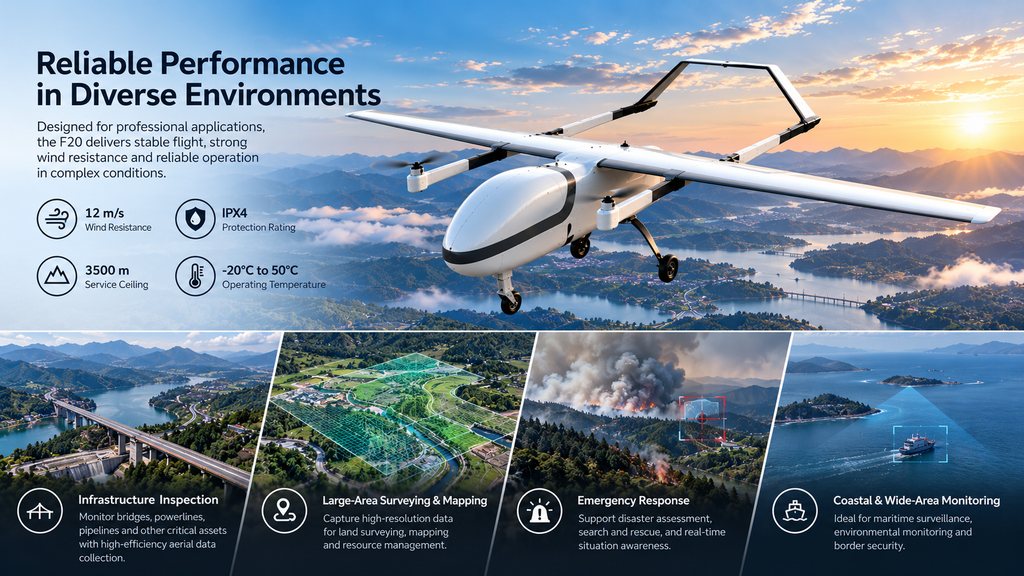 F20 Long-Endurance VTOL UAV
